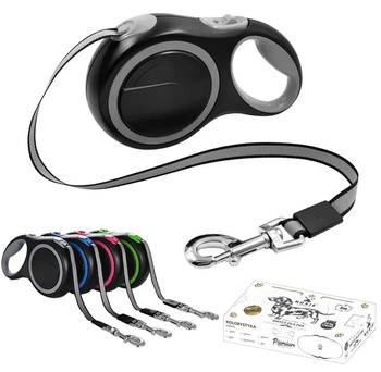 NUXIE® Premium αυτόματο λουρί σκύλου 5m 20kg (τυχαίο χρώμα)