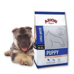 Arion Original Puppy Μεγάλης Φυλής Σολομός & Ρύζι 12kg