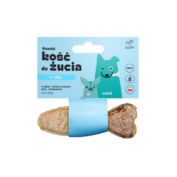 AZANKI Flounder κόκαλο για σκύλους - ψάρι 12 cm