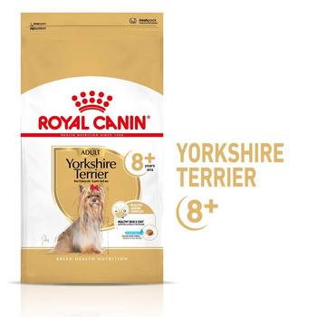 ROYAL CANIN Yorkshire Terrier Adult 8+ 3kg-ξηρή τροφή για ώριμους σκύλους Yorkshire Terrier, άνω των 8 ετών