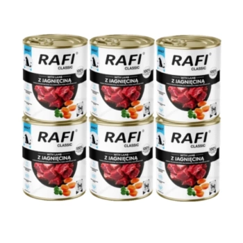 DOLINA NOTECI Rafi Classic υγρή τροφή για σκύλους με αρνί 6x800 γρ.