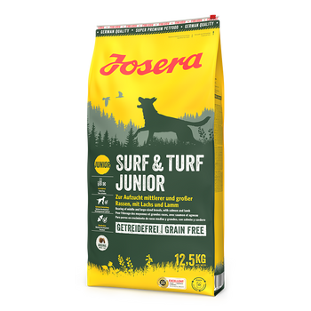 JOSERA Surf & Turf Junior 12.5kg + ΈΚΠΛΗΞΗ ΓΙΑ ΤΟ ΣΚΎΛΟ ΣΑΣ