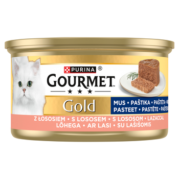 Purina Gourmet Gold μους με σολομό 85g