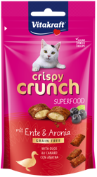 Vitakraft Crispy Crunch με πάπια και Chokeberry για γάτες 60g