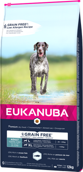 EUKANUBA Adult Large Grain Free 2x12kg