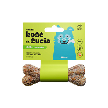 AZANKI Senior κόκαλο για σκύλους με έντομα 12 cm