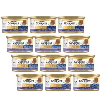 Purina Gourmet Gold μους με αρνί 12x85g