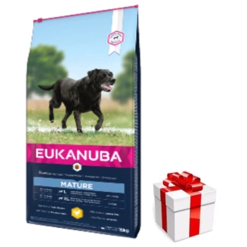 EUKANUBA Ώριμες Μεγάλες Φυλές Κοτόπουλο 15 kg + δωρεάν έκπληξη για σκύλους