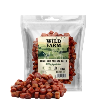 WILD FARM αρνίσια ρολά 500g λιχουδιές για σκύλους