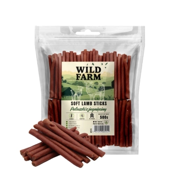 Λιχουδιά για σκύλους με αρνί WILD FARM 500 γρ.