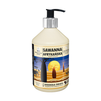 Super Beno African Savannah Σαμπουάν για σκύλους με λευκό και ανοιχτόχρωμο τρίχωμα 400 ml