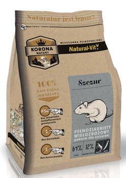 KORONA NATURY Natural-Vit τροφή για αρουραίους 750g