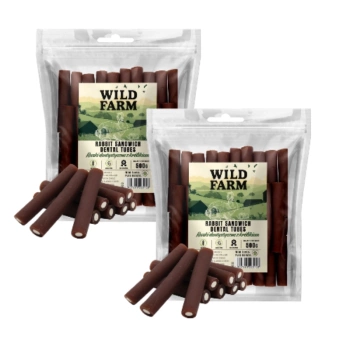 WILD FARM Οδοντιατρικά Σωλήνες με Λιχουδιά για Κουνέλι 2x500g για Σκύλους