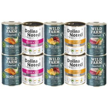 Dolina Noteci + WILD FARM Superfood Mix Γεύσεις 10x400g