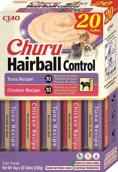 INABA Churu Hairball Control για γάτες - 20x14g
