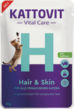 Kattovit Vital Care Μαλλιά & Δέρμα 85g