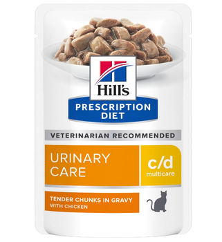 HILL'S PD Prescription Diet Feline c/d Multicare Chicken 85g φακελάκι