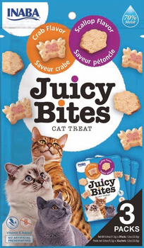 INABA Ciao Juicy Bites-Χτένι και καβούρι 3x11.3g