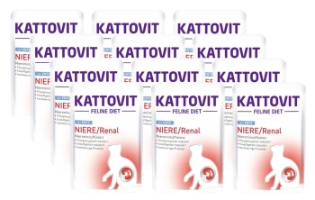 Kattovit Niere/Renal πάπια 12x85g φακελάκι