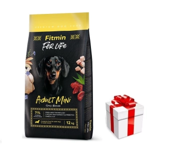 FITMIN For Life Mini Adult 12kg + ΕΚΠΛΗΞΗ ΓΙΑ ΤΟ ΣΚΥΛΟ