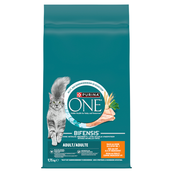 Purina One Adult Κοτόπουλο & Σιτάρι τροφή για ενήλικες γάτες 9,75 kg