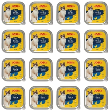 JOSERA JosiCat Πατέ με πάπια 16x100g