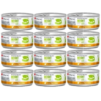 Disugual Karma υγρή τροφή για γάτες Κτηνιατρική WEIGHT Γαλοπούλα (ενήλικες) 12x85g