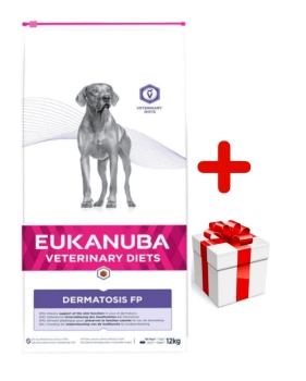 Eukanuba Dermatosis FP 12kg + έκπληξη για το σκύλο σας ΔΩΡΕΑΝ!