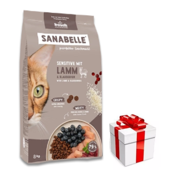BOSCH Sanabelle Adult Sensitive Lamm 8kg + ΜΙΑ ΈΚΠΛΗΞΗ ΓΙΑ ΤΗ ΓΆΤΑ ΔΩΡΕΆΝ