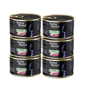 DOLINA NOTECI Premium για γάτες πλούσιο σε χήνα 6x185g