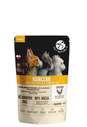 PetRepublic Ψιλοκομμένα κομμάτια σε λεπτή σάλτσα κοτόπουλου 100g