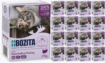 BOZITA Cat Κομμάτια γαλοπούλας σε ζελέ 16x370g