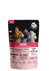 PetRepublic Ψιλοκομμένα Κομμάτια σε Λεπτή Σάλτσα Σολομού 100g