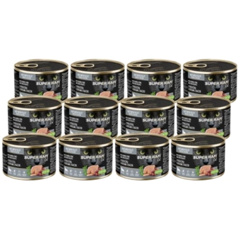 DOLINA NOTECI Super Rafi Cat P&F με πέρδικα και καρδιές πάπιας για στειρωμένες γάτες 12x185g