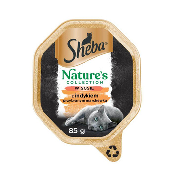 SHEBA® Nature's Collection Turkey Sauce - υγρή τροφή για γάτες - δίσκος 85g