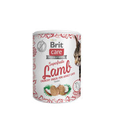 Brit Care Cat Snack Superfruits Lamb 10x100g