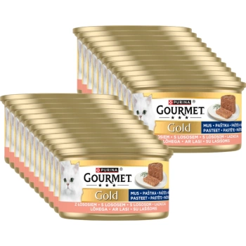 Purina Gourmet Gold μους με σολομό 24x85g