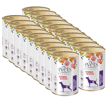 4Vets για σκύλους Gastro Intestinal 18x400g