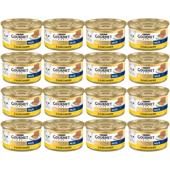Purina Gourmet Gold Mousse με κοτόπουλο 48x85g