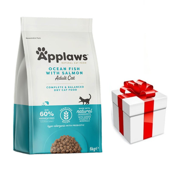Applaws Cat Adult Ocean Fish with Salmon Cat food 6kg + ΈΚΠΛΗΞΗ ΓΙΑ ΤΗ ΓΆΤΑ