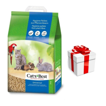 Rettenmaier Polska JRS Cats Best Universal 20l/11kg + ΈΚΠΛΗΞΗ ΓΙΑ ΤΗ ΓΆΤΑ