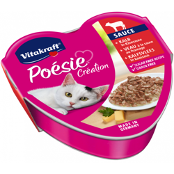Vitakraft Poesie Cat Food Μοσχαρίσιο κρέας με τυρί 85g