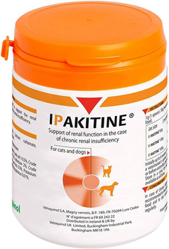 VETOQUINOL Ipakitine 180g για γάτες και σκύλους για βελτιωμένη λειτουργία των νεφρών