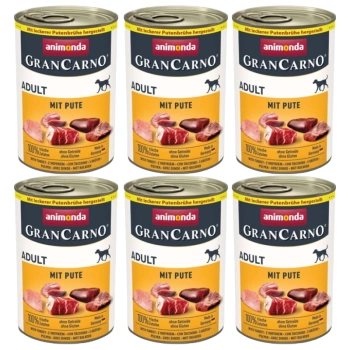 ANIMONDA GranCarno Ενηλίκων Σκύλος γεύση:Γαλοπούλα 6x400g