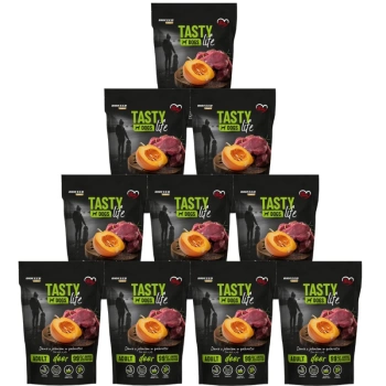 Tasty Dogs Life πιάτο ζελέ ελαφιού 10x500g