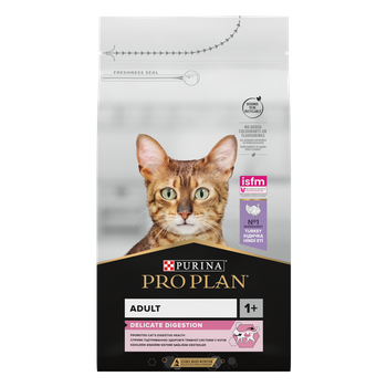 PRO PLAN Delicate Digestion γατοτροφή πλούσια σε γαλοπούλα 1.5kg