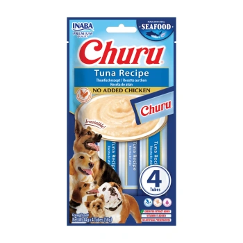 Συνταγή για τόνους INABA Dog Churu (με βάση το ψάρι) 4x14g (56g)