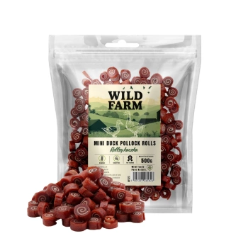 WILD FARM ρολό πάπιας 500g λιχουδιές για σκύλους