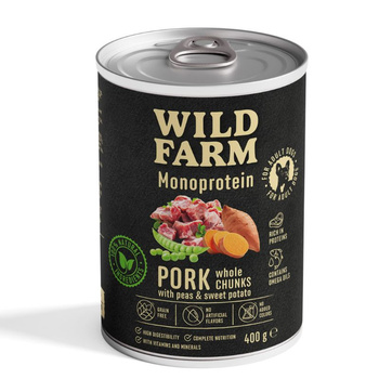 Wild Farm Monoprotein Pork 400g υποαλλεργική τροφή για σκύλους