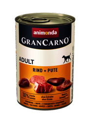 Animonda GranCarno Adult Dog Beef + Turkey 400g